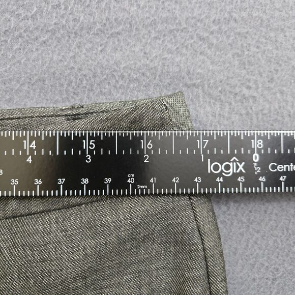 Talbots Women 10 Gray High Waisted Straight Leg Trousers - Picture 12 of 12